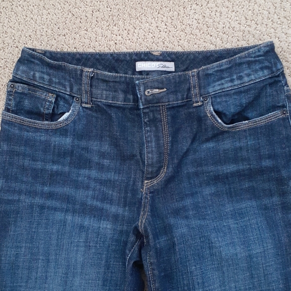 Chico's Platinum Jeans Size 0.5 = size 6 - Picture 2 of 5